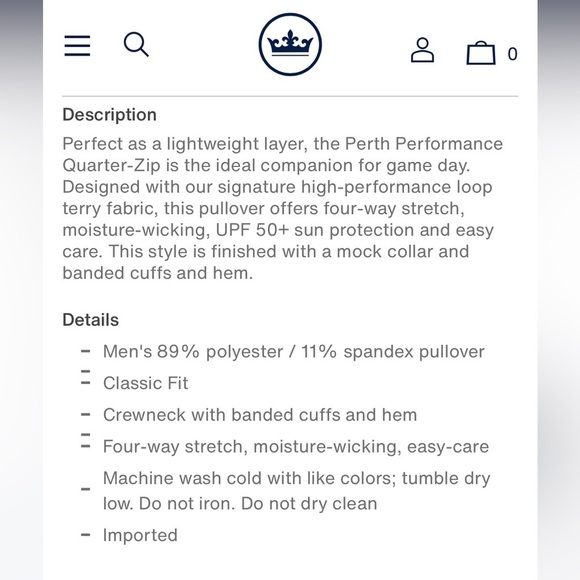 Peter Millar Perth Melange Performance Quarter-Zip Pullover - Picture 6 of 10